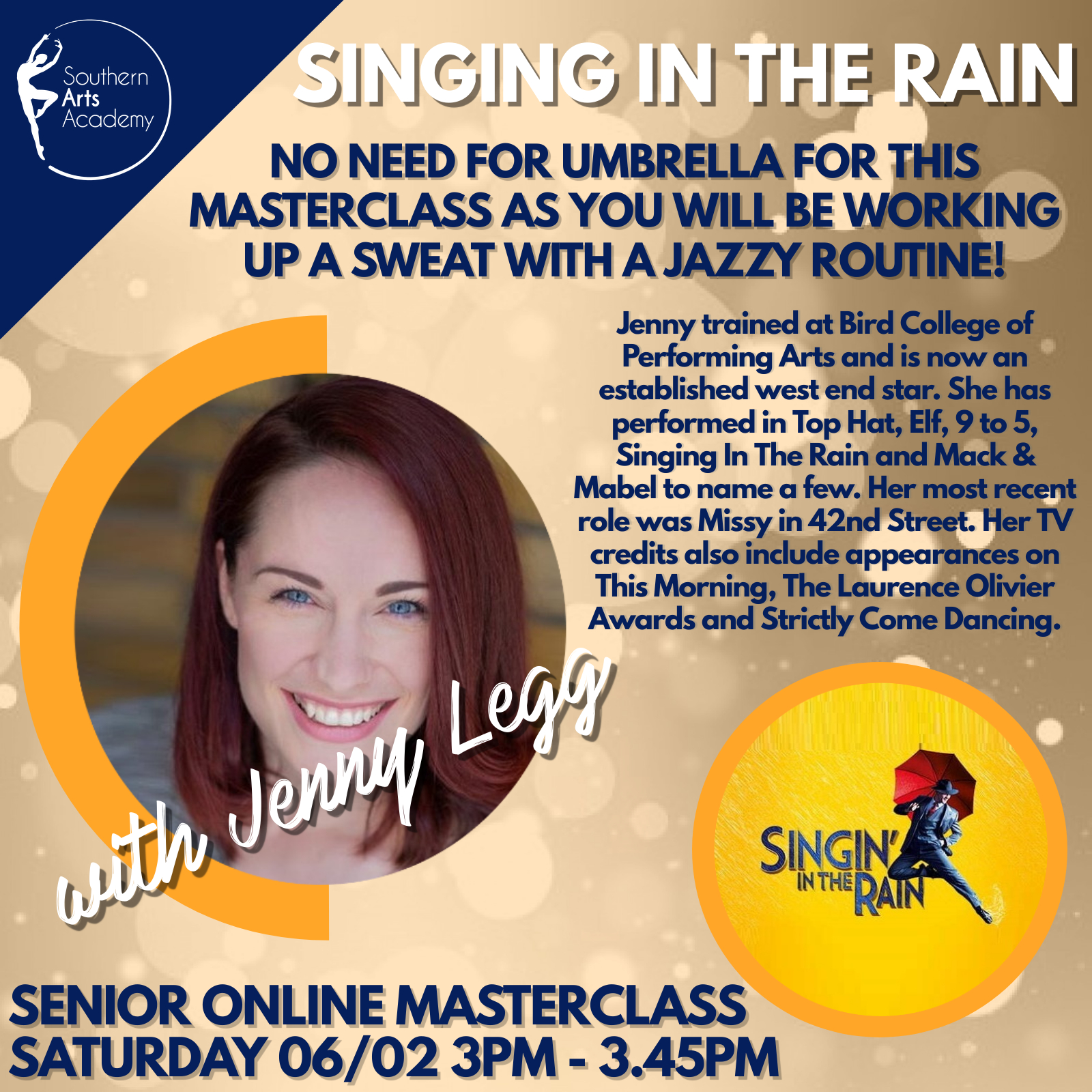 Singing In The Rain with Jenny Legg